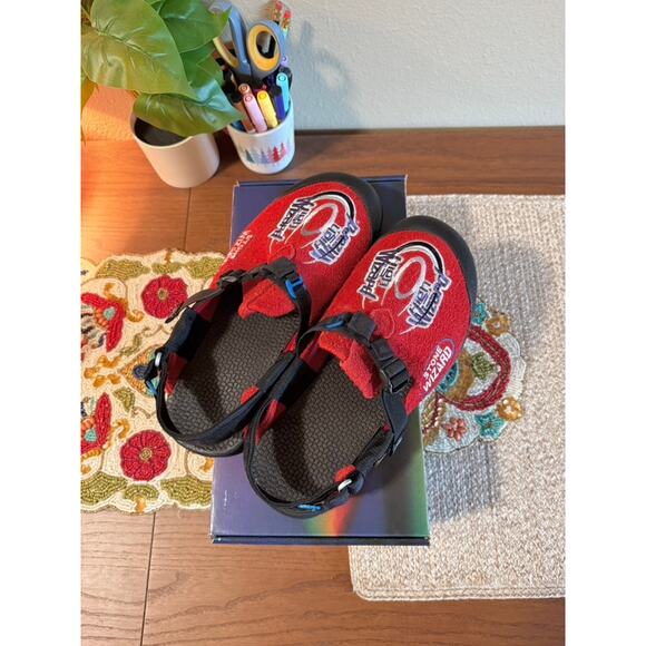 Bedrock x High Wizard Stone Wizard Mountain Clog Leather Suede Hidden Red Sandal Bedrock x High Wizard Stone Wizard Mountain Clog Leather  main image 2